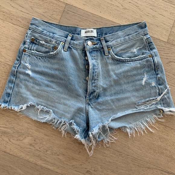 Agolde Parker High Rise Short - Picture 2 of 3